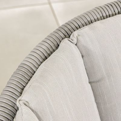 Arredamento da giardino per balcone a corda 3 pezzi salotto in alluminio set con tavolo laterale da AJUNION