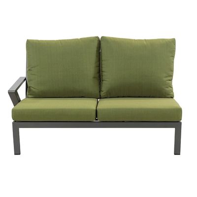 AJUNION Cornice in alluminio Divano d'angolo esterno Set di salotto Set di mobili per giardino sezionale