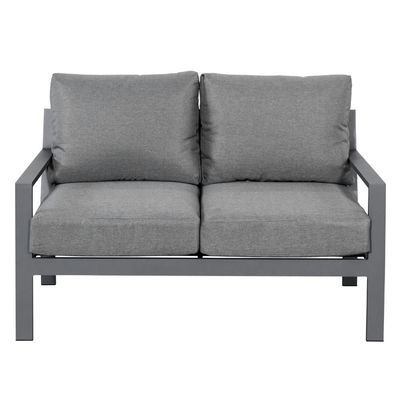 AJUNION 5 pezzi mobili in alluminio per esterni Set divano da giardino Patio Set salotto