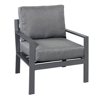 AJUNION 5 pezzi mobili in alluminio per esterni Set divano da giardino Patio Set salotto