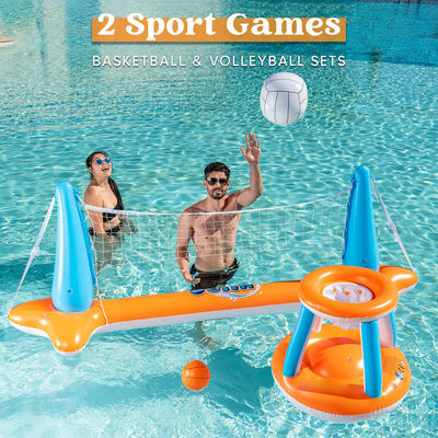 AJUNION Pvc gonfiabile piscina di pallavolo galleggiante galleggiante per capacità massima > 500 kg