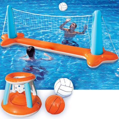 AJUNION Pvc gonfiabile piscina di pallavolo galleggiante galleggiante per capacità massima > 500 kg