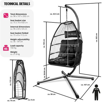 Patio Swing Chair inclusa.
