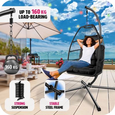 Patio Swing Chair inclusa.