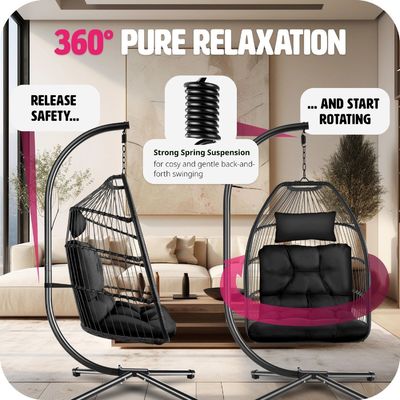 Patio Swing Chair inclusa.