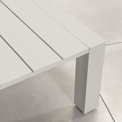Arredamento per patio modulare in alluminio AJUNION 4 pezzi Divano per salotto all'aperto