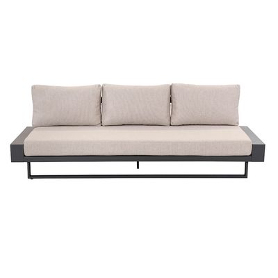 AJUNION Luxury Aluminum Sofa Set Arredamento con tavolo da caffè Dimensioni L 120 x W80 x H26cm