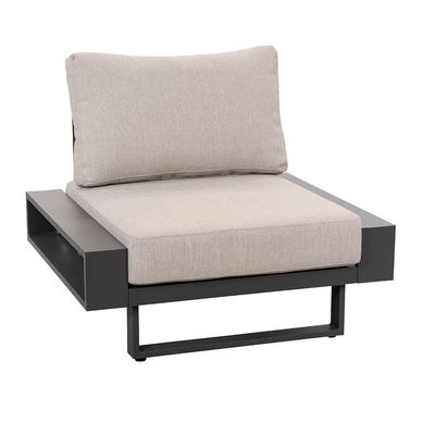 AJUNION Luxury Aluminum Sofa Set Arredamento con tavolo da caffè Dimensioni L 120 x W80 x H26cm
