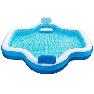 Divertimento in famiglia garantito con AJUNION piscina gonfiabile da 10 piedi e 2 schiene con cuscino d'aria