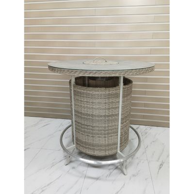 Migliora la tua area di intrattenimento all' aperto con AJUNION PE Rattan Bar Furniture Set