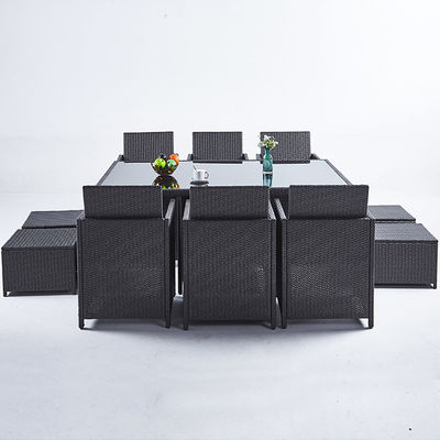 Poltrona da divano con schiena alta in rottano PE Set per esterno Intimo Patio Giardino Balcone Piscina spiaggia