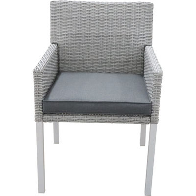 Imballaggio postale Y 7 pezzi mobili da giardino Tavolo e sedie Set con PE Wicker Rattan