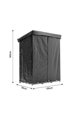 Tenitore di legno da legno da ardere ad alta capacità W110 x D70 x H145cm per interni e esterni