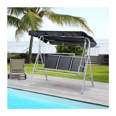170W x 153H cm Sedile d'altura metallica per esterni Banchetta da giardino Sedia di amaca appesa Sedia di veranda Swing