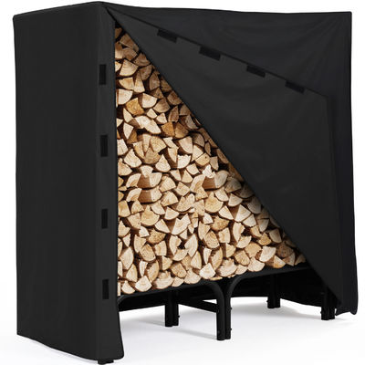 AJUNION Reggiseno per legna da ardere per immagazzinamento interno ed esterno W123 x D34 x H124.5cm