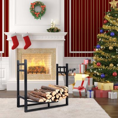 Tenitore di legno di legno da fuoco da 30 pollici per decorazioni per caminetti