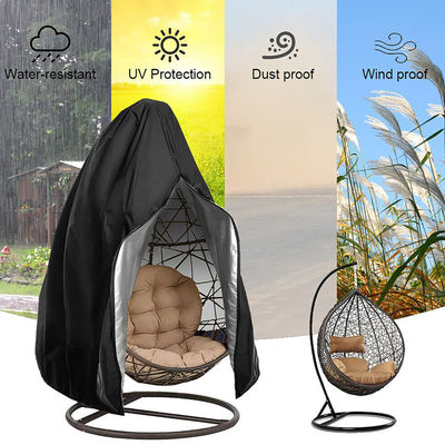 600D Oxford PVC Single Hanging Swing Chair Coperture antipolvere per giardino esterno