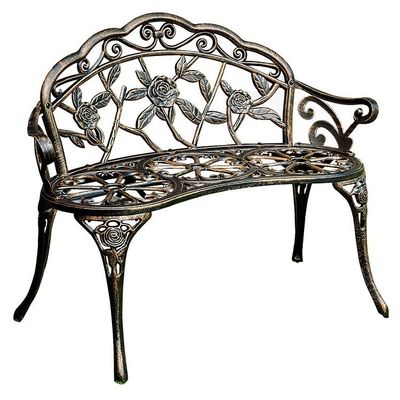 Banchetto di amore in alluminio di tipo metallico per balcone da giardino per patio esterno in design moderno