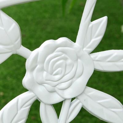Banchetto di amore in alluminio di tipo metallico per balcone da giardino per patio esterno in design moderno