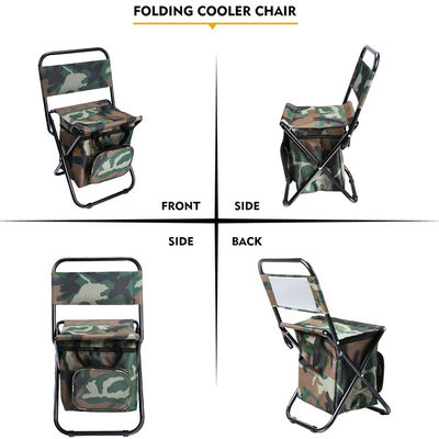 Sedile da spiaggia portatile camuffato con borsa