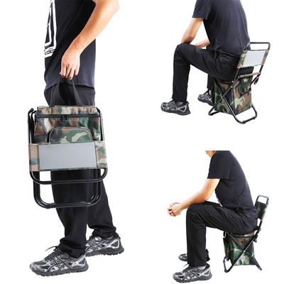 Sedile da spiaggia portatile camuffato con borsa