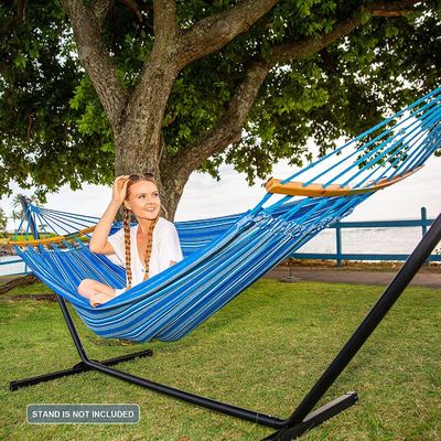 Villa all'aperto Giardino interno Campeggio Portatile Pieghevole Ultraleggero di cotone Swing Hanging Amaca Letto