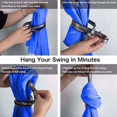 Y Mail Packing Home Outdoor Portatile Plegabile Bambini Bambini Terapia Sensoriale Aerea Yoga Swing Amache