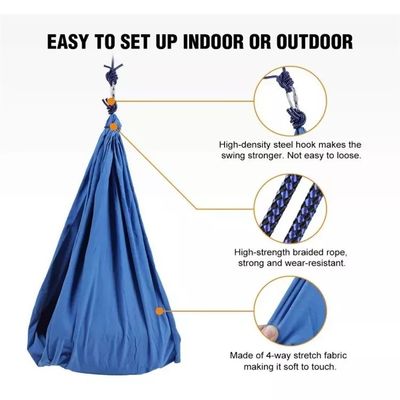 Y Mail Packing Home Outdoor Portatile Plegabile Bambini Bambini Terapia Sensoriale Aerea Yoga Swing Amache