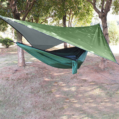 Paracadute da giardino all'aperto Portable Leggero Pieghevole Nylon Camper Amache con zanzariera