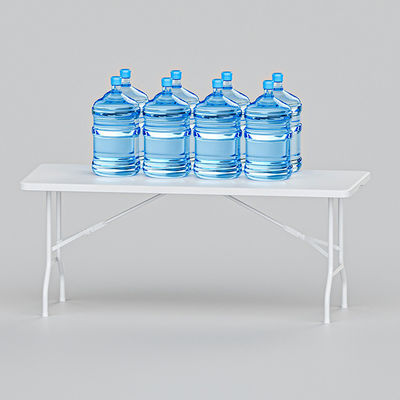 Moderno Disegno Tavolo di banchetto pieghevole portatile in plastica bianca per il picnic