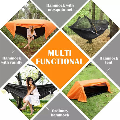 Moderno stile di design giardino esterno Paracadute tenda da campeggio con zanzariera e Rain Cove