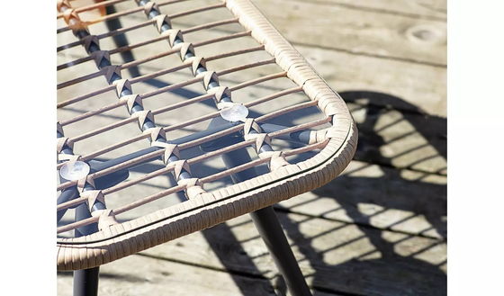 Trasforma il tuo giardino con AJUNION 4 Piece All Weather Wicker Outdoor furniture Set