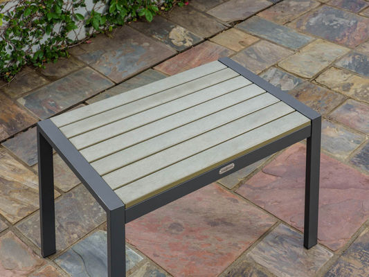 Cortile giardino Divano Loveseat Set AJUNION moderno alluminio all'aperto salotto sezionale