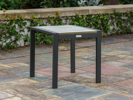 Cortile giardino Divano Loveseat Set AJUNION moderno alluminio all'aperto salotto sezionale