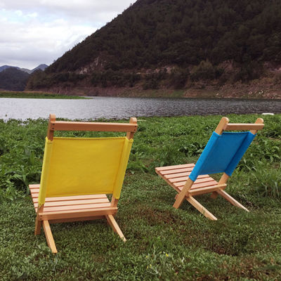Imballaggio postale Y Campeggio esterno Giardino impilabile Pieghevole di faggio Poltrona da picnic in legno