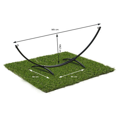 300*150cm Home Outdoor Portatile leggero pieghevole doppia amaca di cotone con supporto