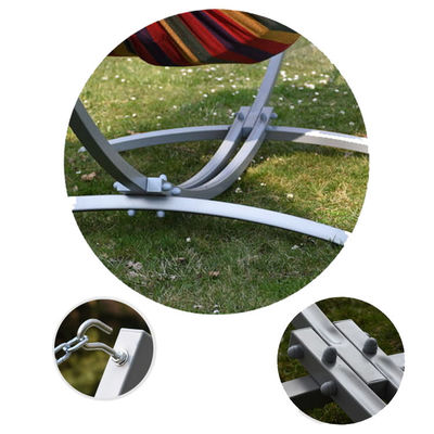 300*150cm Home Outdoor Portatile leggero pieghevole doppia amaca di cotone con supporto