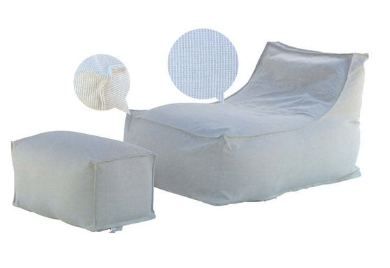 Divano con sacchetto di fagioli impermeabile all'interno e all'esterno con riempimento di fagioli da 3-5 mm e dimensione del pedale 30x75x30 cm