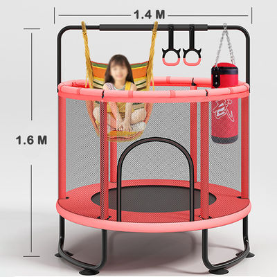140*140*160 cm Trampolino interno con rete di sicurezza personalizzabile per bambini e adulti