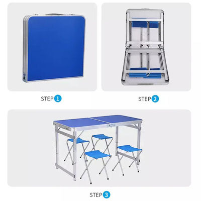 Moderno design pieghevole portabile tavolo e sedia set per barbecue spiaggia picnic campeggio