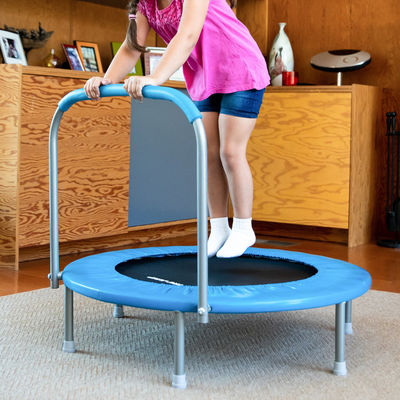 Home Indoor Outdoor Portable Foldable Kids Jumping Bed 4FT Frame Dimensione con maniglia