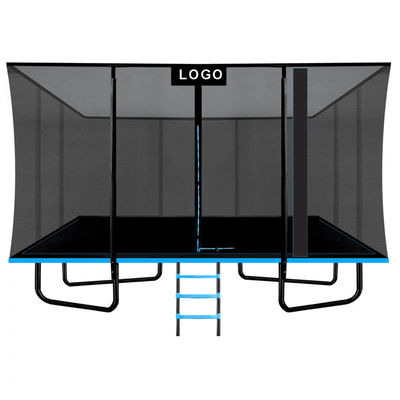 Unisex Parco giardino esterno Fitness Letto elastico rettangolo trampolino con rete di sicurezza