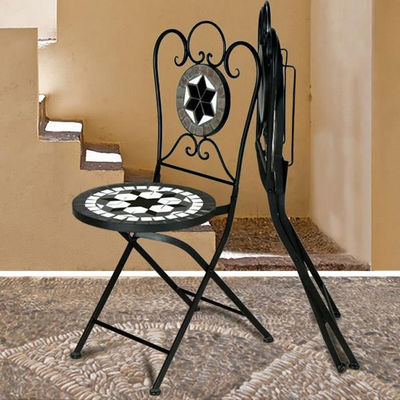 European Outdoor Bistro Set per balcone piccolo giardino da tre pezzi