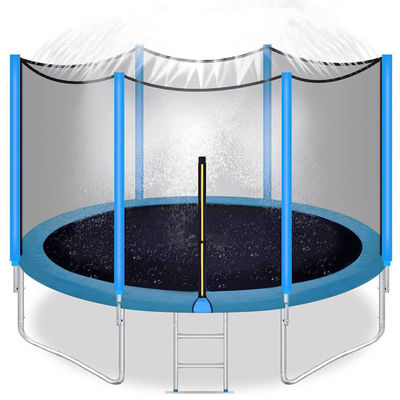 Parco all'aperto Trampolino di salto fitness da 10 piedi con rete di sicurezza e logo personalizzato