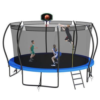 Adulti Bambini Bambini Basketball Hoop Set Trampolino con rete protettiva e opzione di logo