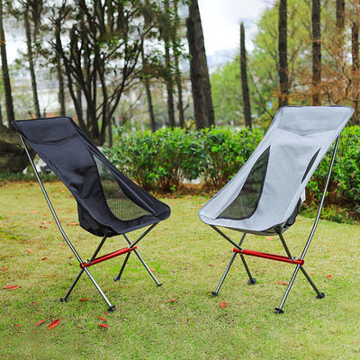 Escursioni all'aria aperta Viaggi di alluminio leggero reticolato portatile pieghevole camper Moon Chair