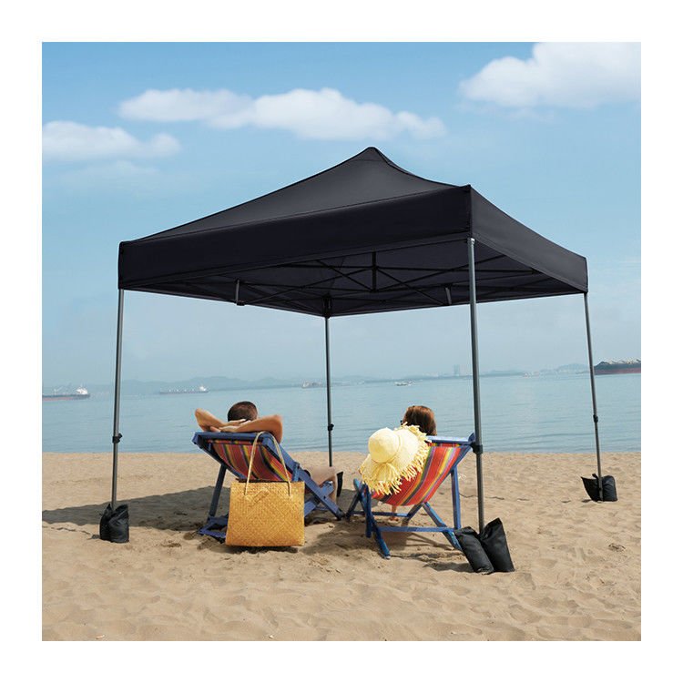 Tenda da sole da spiaggia all'aperto Gazebo D300 x W300 x H341cm Canopy pop up con sacchetto di sabbia