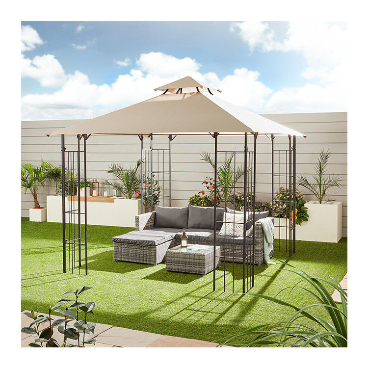 Tessuto di poliestere D300 x W300 x H280cm Grill Gazebo Canopy di sostituzione per il rifugio del patio