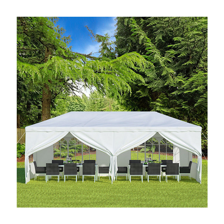 Avvolgimento in polvere AJUNION 10' x 20' tenda all'aperto tenda di copertura gazebo padiglione per la festa di nozze