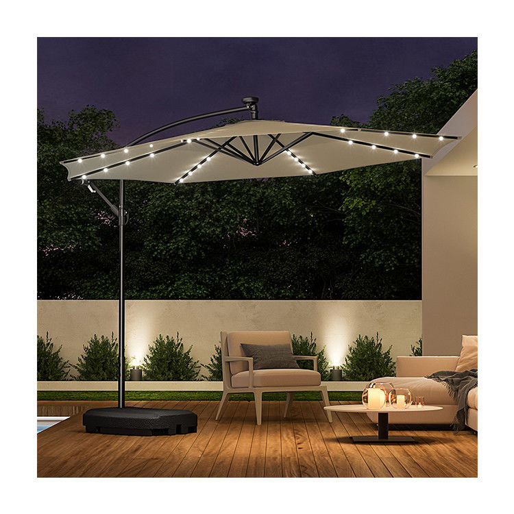 Ombrello da giardino colorato personalizzato con cantilever di ristorante commerciale impermeabile